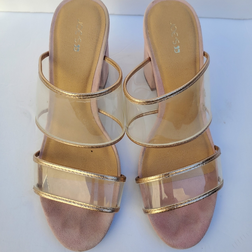 Joe's Jean's mules size 7.5 light pink/ lavender color - Picture 2 of 3
